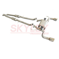 Nouveau Style pour Infiniti Fx35 Fx37 Fx50 Qx70 S51 3.7 acier inoxydable Catback échappement silencieux soupape pièces d'auto