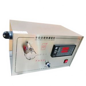 GLF--II <span class=keywords><strong>2</strong></span> cabezas de jugo de fruta de máquina semiautomática de llenado de líquido - Product Image 6