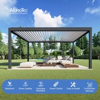 Catei — kit de Pergola à lame en aluminium, pour maison et Patio, serrure intelligente, lames en aluminium
