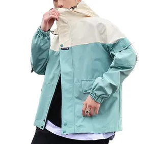 Custom New Fashion Wind breaker Wasserdichte Outdoor Spring Casual Pullover Jacke