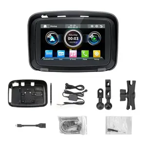 IP67 Android Auto Wireless Gps 5 Inch Display Touch Screen Motorcycle Carplay