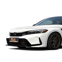 Kit carrosserie pour Honda Civic 11e génération 2021 - Accessoires - Pare-chocs avant et arrière TR - Mise à niveau vers le style Type R - Pare-chocs et calandre SI