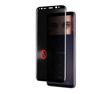 Tốt Nhất 9H Tempered Glass Bảo Vệ Màn Hình Riêng Tư Cho Samsung Cho <span class=keywords><strong>Galaxy</strong></span> <span class=keywords><strong>S9</strong></span> Đầy Đủ Màn Hình Bìa Chống Gián Điệp Lớp AAA Chất Lượng - Product Image 1