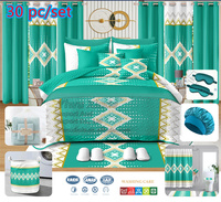 Ensembles de literie collections vente en gros couette 30 pièces ensemble de draps de literie prêt à expédier