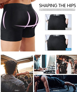 पुरुषों ने बट एन्हासर बूती बूस्टर ढाला हुआ बॉलशॉर्ट शेपवियर अंडरवियर बॉक्सर पुरुषों की टुक और हिप लिफ्टिंग शॉर्ट्स - Product Image 6