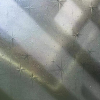 Feuille de PS gaufrée en plastique polystyrène feuille de verre lenticulaire en polystyrène transparent