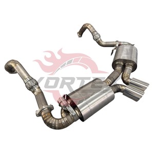 Sistema de Escape Valvetronic Ligero de Aleación de Titanio Vortex para Porsche 981 Cayman GT4 Spyder 3.8L - Product Image 1