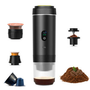Mini <span class=keywords><strong>cafetera</strong></span> <span class=keywords><strong>Espresso</strong></span> recargable por USB, función <span class=keywords><strong>de</strong></span> calefacción <span class=keywords><strong>de</strong></span> 20 bares, máquina portátil automática para hoteles y coches - Product Image 1