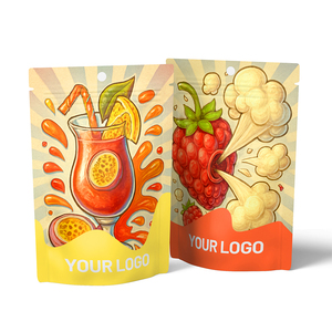 Sac personnalisé 3.5g 7g 28g Emballage en plastique Pochette debout de 3.5 grammes Emballage de sacs en mylar de forme spéciale - Product Image 5