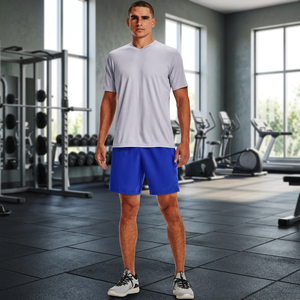 Premium Light <b>Grey</b> Men's Athletic <b>T</b> <b>Shirt</b> Quick Dry Short Sleeve Sports Tee Breathable Lightweight Training Gym Running Fitness - Product Image 3