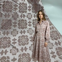 Fournisseur en gros de tissus, tissu jacquard brodé, tissu jacquard brodé pour robe, tissu jacquard pour abaya