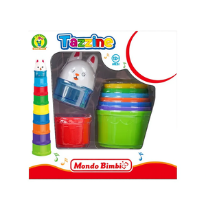 Mondo Bimbi Tazzine Vasos Apilables 12+ Meses Juguete Musical Encajable - Product Image 2