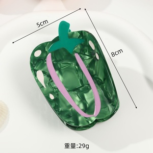 Pinza de Pelo de Acetato con Diseño de Tiburón y Dibujos Animados, Accesorios para el Cabello - Product Image 2