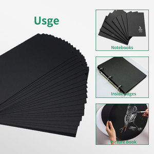 Venta directa de fábrica de alta calidad 80-1200g tablero de papel negro grueso y Rollo de cartón negro - Product Image 4