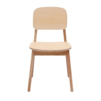 Chaise de salle à manger de style simple DISHI, mobilier de restaurant, type démontable, bois massif, pour salon