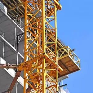 20TON mejor calidad maquinaria de construcción Topkit grúas torre para proyectos de construcción