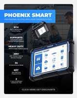 TOPDON Phoenix Smart, Máquina de Diagnóstico Universal para Camiones de 24V, Escáner Automotriz para Autos de 12 y 24 Voltios, Herramientas de Diagnóstico