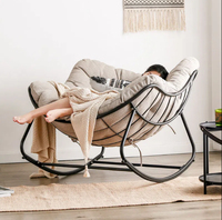 Chaise de loisirs de balcon adulte inclinable paresseux de haute qualité peut s'allonger et dormir à la maison chaise de loisirs de luxe légère