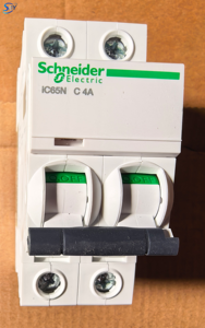 Disjoncteur miniature industriel IC65N 2P C4A 400V <span class=keywords><strong>6000A</strong></span>, interrupteur électrique à air - Product Image 1