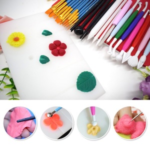 Moules et fraises en Silicone pour gâteaux, époussette de sucre en résine de Silicone, stylos sculptés, brosses à friture, outils de modelage - Product Image 4