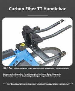 จักรยาน HULDA T800 คาร์บอนไฟเบอร์ TT 24 สปีด ชุดเกียร์ไร้สาย ล้อดิสก์แอโร่ สำหรับไตรกีฬา รุ่น KTS14000HLDTT ดีไซน์น้ำหนักเบา - Product Image 5