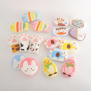 Brosse de bain pour bébé, éponge exfoliante pour enfants, boule de bain, tissu de bain, nouveau-né, tête, écologique, PP+TPE, forme de dessin animé - Product Image 1