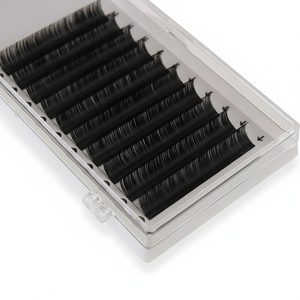 Extensions de <span class=keywords><strong>cils</strong></span> de cheveux synthétiques en cachemire de vison russe fabriqués à la main faux <span class=keywords><strong>cils</strong></span> dans le modèle Easy Wimpern 1 Zu 1 0.25 - Product Image 2