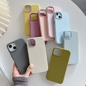 เคสโทรศัพท์ซิลิโคนเหลว<span class=keywords><strong>สี</strong></span>บริสุทธิ์10<span class=keywords><strong>สี</strong></span>พร้อมกรอบกล้องโลหะสำหรับ <span class=keywords><strong>iPhone</strong></span> <span class=keywords><strong>11</strong></span> 12 13 14 15 <span class=keywords><strong>PRO</strong></span> <span class=keywords><strong>MAX</strong></span> - Product Image 3