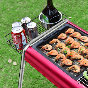 Panier de rangement Primitive Air90 pour barbecue, support carré en fil de fer pour outils, grils de camping - Product Image 2