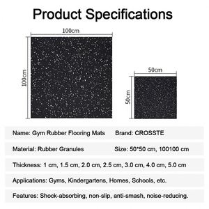 Tapete <span class=keywords><strong>de</strong></span> Goma No Tóxico <span class=keywords><strong>para</strong></span> <span class=keywords><strong>Gimnasio</strong></span>, <span class=keywords><strong>Material</strong></span> Reciclado <span class=keywords><strong>para</strong></span> Gimnasios Ecológicos - Product Image 2