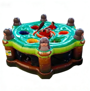 <span class=keywords><strong>Jeu</strong></span> gonflable de combat au taureau interactif pour adultes, idéal pour pique-niques d'entreprise, activités de team building et jeux multijoueurs - Product Image 1