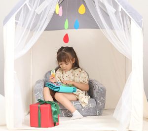 Nouveau design de canapé de jeu pour enfants canapé pliable et rabattable pour enfants canapé 2 en 1 canapé convertible pour filles et garçons - Product Image 5