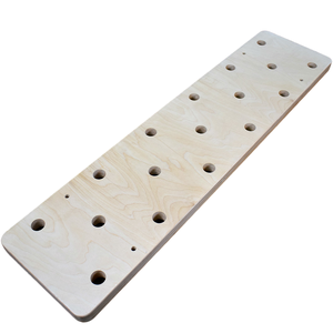 Hot sale climbing walls use wooden climbing hand holds peg board climbing new design