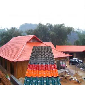 Láminas de techo de plástico corrugado de alta calidad, tejas de PVC para materiales de construcción