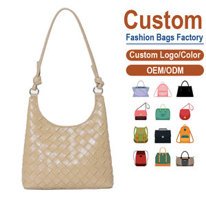 Sac seau tressé grande capacité en cuir véritable imperméable pour femme, style Shu Qi, fabriqué en Corée du Sud - Product Image 1