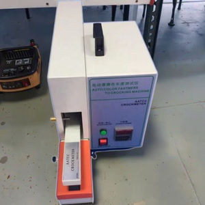 ASTM D2054 <span class=keywords><strong>AATCC</strong></span> 8 Elektrischer Reibungs-Farbe chtheits <span class=keywords><strong>tester</strong></span> Gummi-Crockmeter-<span class=keywords><strong>Tester</strong></span> Maschinen-Crocking-Farbe chtheits messer - Product Image 3