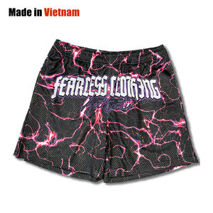 Moda Impreso Logo Entrenamiento Hombres Pantalones cortos para correr Gimnasio Baloncesto Pantalones cortos - Product Image 1