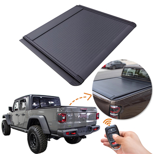 Tapa de rodillo eléctrico impermeable resistente a los arañazos, cubierta de Tonneau de aleación de aluminio para camioneta Jeep Gladiator JT <span class=keywords><strong>2022</strong></span> + - Product Image 1