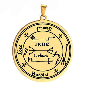 HLSS647 the Exorcist dari the delappp yang melindungi diri sendiri dari kerusakan jimat Laser menandai liontin baja tahan karat kalung - Product Image 5