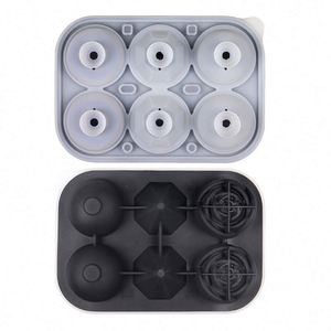Molde de Silicona para Cubitos de Hielo de 6 Cavidades, Fabricante de Helados, Reutilizable, Ecológico, Logotipo Personalizado OEM/ODM - Product Image 4