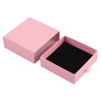 Boîte cadeau en papier kraft brun rose, petite, pour bijoux, personnalisée, luxe, avec tiroir, finition mate, emballage pour montre avec logo