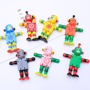 Giocattoli in Legno di Alta Qualità con Design Personalizzato, <span class=keywords><strong>Robot</strong></span> Versatile in Diversi Colori, Giocattoli Educativi in Legno per la Prima Infanzia - Product Image 5