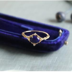 Bague de mariage en argent sterling 925S avec pierre précieuse Lapis Lazuli sortie d'usine unique en pierre dégringolée <span class=keywords><strong>pour</strong></span> <span class=keywords><strong>tenue</strong></span> de fête - Product Image 4