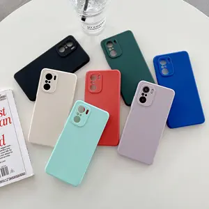 Colorful Matte Soft Silicone TPU Phone Case for Xiaomi 12 For Redmi 13C 12 Note 13R pro 5G Protective Cover Phone TPU Phone Case