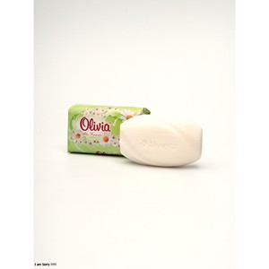 Chamomile Scented Moisturizing Bar <b>Soap</b> with Glycerin Lanolin Vitamins A and E for Hand and Body Care 140 g Olivia - Product Image 3