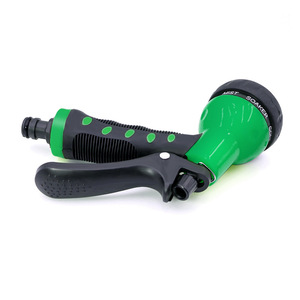 Green Eight Function Water Spray Gun High Pressure 5Kg <b>Plastic</b> Car Wash Garden Watering - Product Image 2