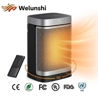 Chauffage sur pied télécommandé OEM WLS-2105, radiateur électrique silencieux avec 70 fonctions °   Affichage LED et oscillation, minuterie ECO pour chambre à coucher et maison