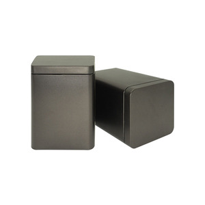 Boîte carrée de luxe personnalisée 80*80*110mm, finition givrée brillante, pour ranger crayons, thé, argent, bonbons, chocolat, pâtisseries, biscuits - Product Image 1