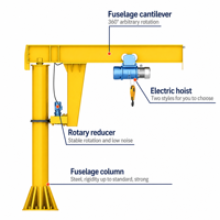 Nouvelle grue à flèche magnétique, équipement de levage en cantilever pour la manutention des métaux, prix abordable, facile à utiliser, rotation à 360 degrés