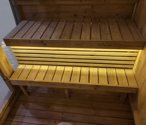 Sauna de vapor cuadrada de bajo consumo para mejorar la función inmunológica, sauna de madera maciza de fácil montaje para la recuperación de la fatiga muscular - Product Image 5